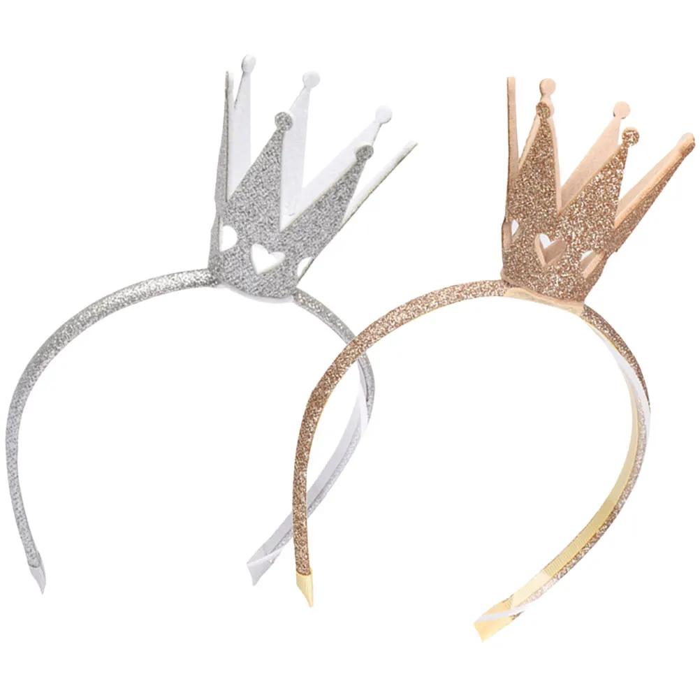 2 Pcs Princess Crown Headb Girls Hair Accessories for Kids 8 Glitter Birthday Party Non woven Fabric Lightweight
2 Pcs Princess Crown Headb Girls Hair Accessories for Kids 8 Glitter Birthday Party Non woven Fabric Lightweight