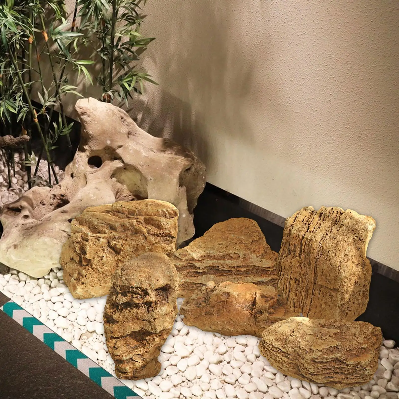 Artificial Landscape Rock Decorative Stone Versatile Ornament Realistic Model for Courtyard Backyard Lawn Rockery Indoor
Artificial Landscape Rock Decorative Stone Versatile Ornament Realistic Model for Courtyard Backyard Lawn Rockery Indoor