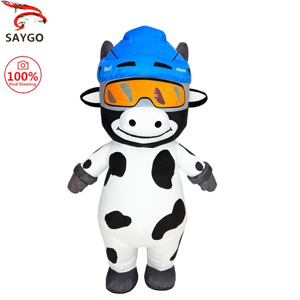 SAYGO корова надувной костюм талисмана для взрослых персонаж косплей Хэллоуин карнавал вечерние мероприятия комплект
SAYGO корова надувной костюм талисмана для взрослых персонаж косплей Хэллоуин карнавал вечерние мероприятия комплект