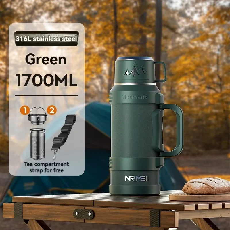 2L NRMEI For Tea Bottle Vacuum Flasks Stainless Steel Large Insulated Coffee Bottle Hot Tea Water Bottle Keep Cold Cup Outdoor
2L NRMEI For Tea Bottle Vacuum Flasks Stainless Steel Large Insulated Coffee Bottle Hot Tea Water Bottle Keep Cold Cup Outdoor