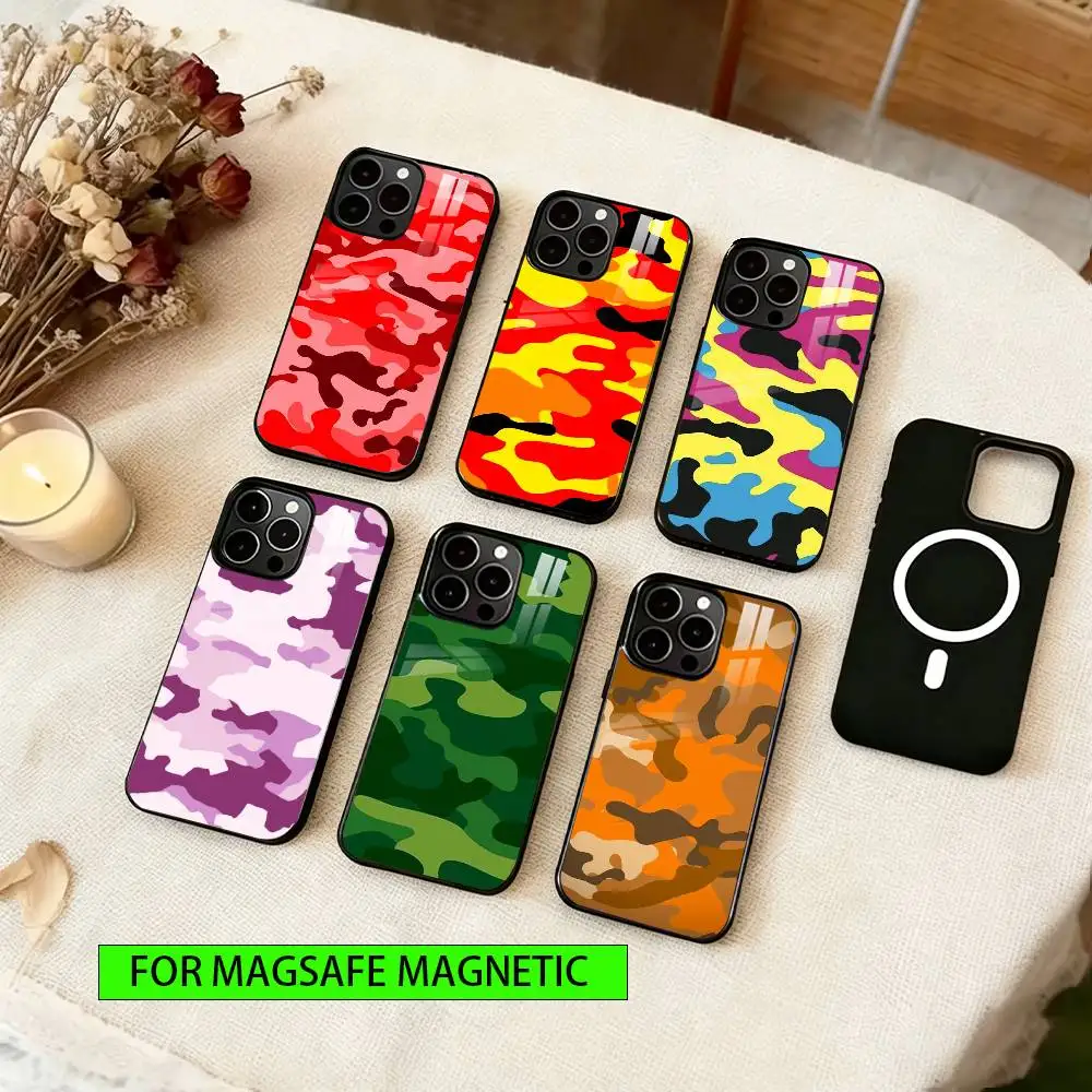 Bright Camouflage Pattern Phone Case For iPhone17,16,15,14,13,12,11 Plus,Pro Magnetic with Magsafe Wireless Charging
Bright Camouflage Pattern Phone Case For iPhone17,16,15,14,13,12,11 Plus,Pro Magnetic with Magsafe Wireless Charging