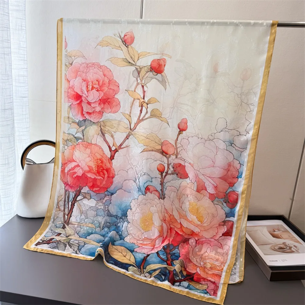 Fashion 180*70cm Women Silk Scarf Soft Sunscreen Silk Scarves Luxury Breathable Women Head Scarf Summer
Fashion 180*70cm Women Silk Scarf Soft Sunscreen Silk Scarves Luxury Breathable Women Head Scarf Summer