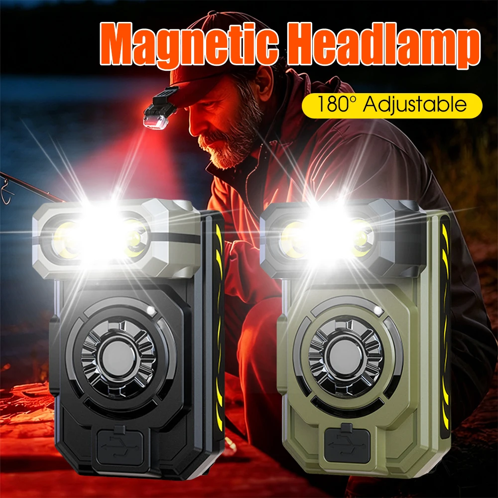 K170 Strong Light Headlamp Aluminum Alloy Outdoor LED Multi-function Induction Lamp Waterproof for Work Light Hiking Fishing
K170 Strong Light Headlamp Aluminum Alloy Outdoor LED Multi-function Induction Lamp Waterproof for Work Light Hiking Fishing