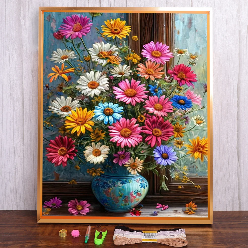 Flower Chrysanthemum Cross-Stitch DIY Embroidery Patterns Painting Handicraft Sewing Handiwork Room Decor Package Promotions
Flower Chrysanthemum Cross-Stitch DIY Embroidery Patterns Painting Handicraft Sewing Handiwork Room Decor Package Promotions