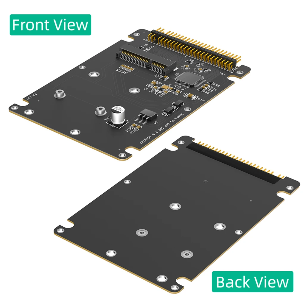 MSATA to 2.5 inch 44PIN IDE HDD SSD Adapter MSATA Converter Adapter Card / M.2 NGFF to 2.5 IDE Converter
MSATA to 2.5 inch 44PIN IDE HDD SSD Adapter MSATA Converter Adapter Card / M.2 NGFF to 2.5 IDE Converter