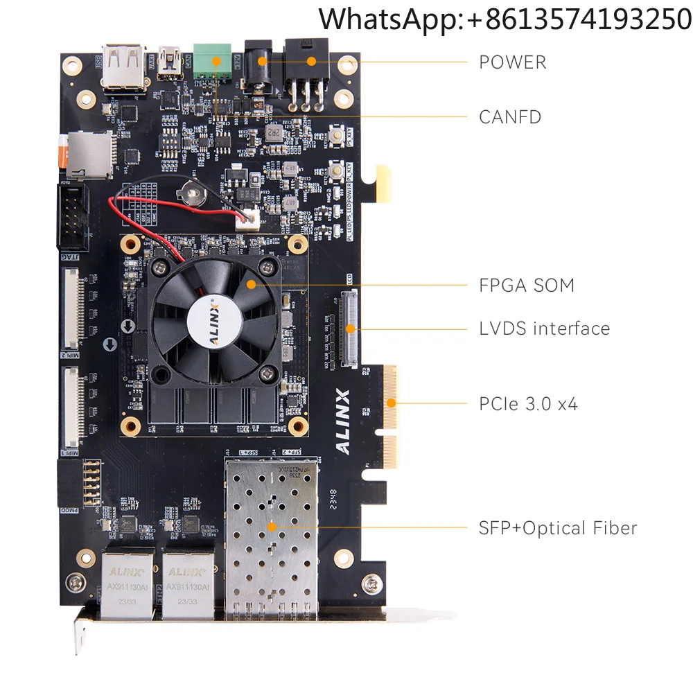 Alinx Xilinx VD100 Development Board & Kit with AMD Versal AI VE2302
Alinx Xilinx VD100 Development Board & Kit with AMD Versal AI VE2302