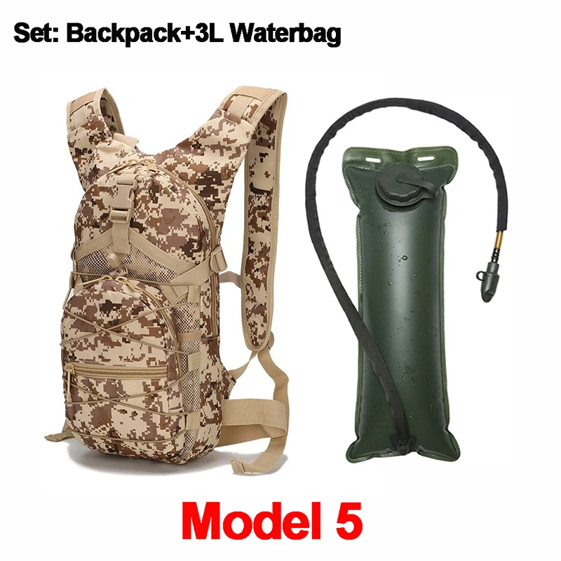 3Liters Water Bag Backpack Set Outdoor Water Bladder Rucksack TPU Hydration Camouflage Knapsack Trainning Running Hiking Sports
3Liters Water Bag Backpack Set Outdoor Water Bladder Rucksack TPU Hydration Camouflage Knapsack Trainning Running Hiking Sports