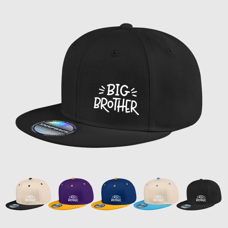 BIG BROTHER Black Flat-Brim Cap with Letter Print – Adjustable Hard-Top Hip-Hop Street Cap, Perfect for Rap and Outdoor Sports
BIG BROTHER Black Flat-Brim Cap with Letter Print – Adjustable Hard-Top Hip-Hop Street Cap, Perfect for Rap and Outdoor Sports