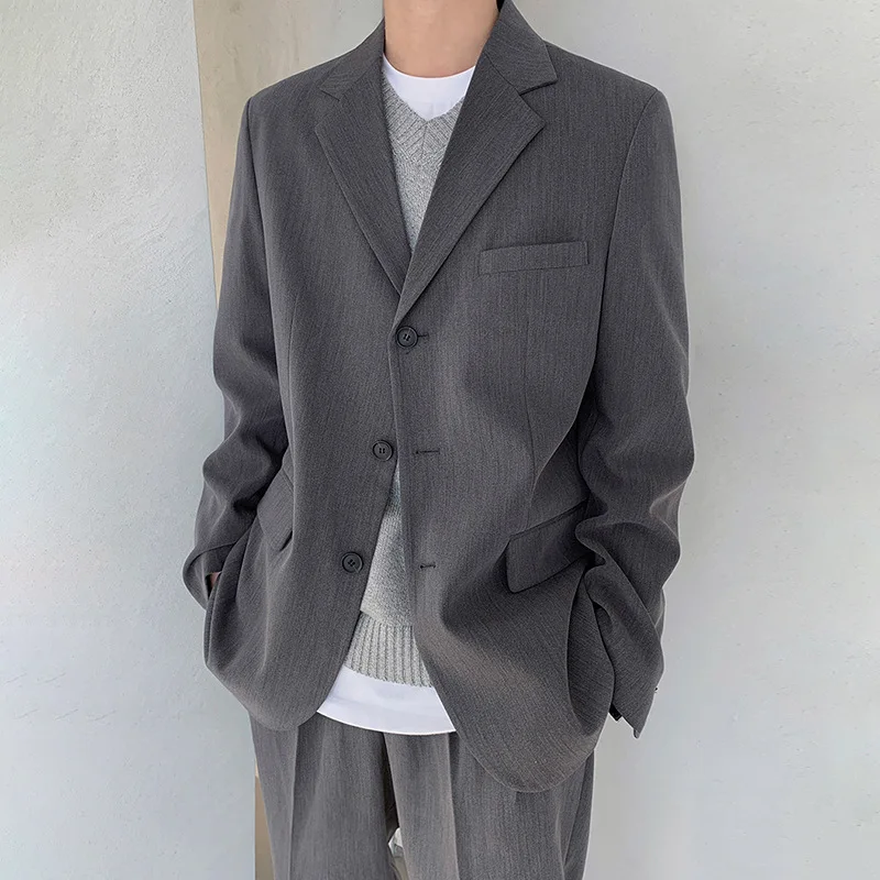 Fashion Men's Blazer Spring 2025 New Solid Color Casual Versatile Lapel Single Breasted Full Sleeve Suit Jacket Male Tide
Fashion Men's Blazer Spring 2025 New Solid Color Casual Versatile Lapel Single Breasted Full Sleeve Suit Jacket Male Tide