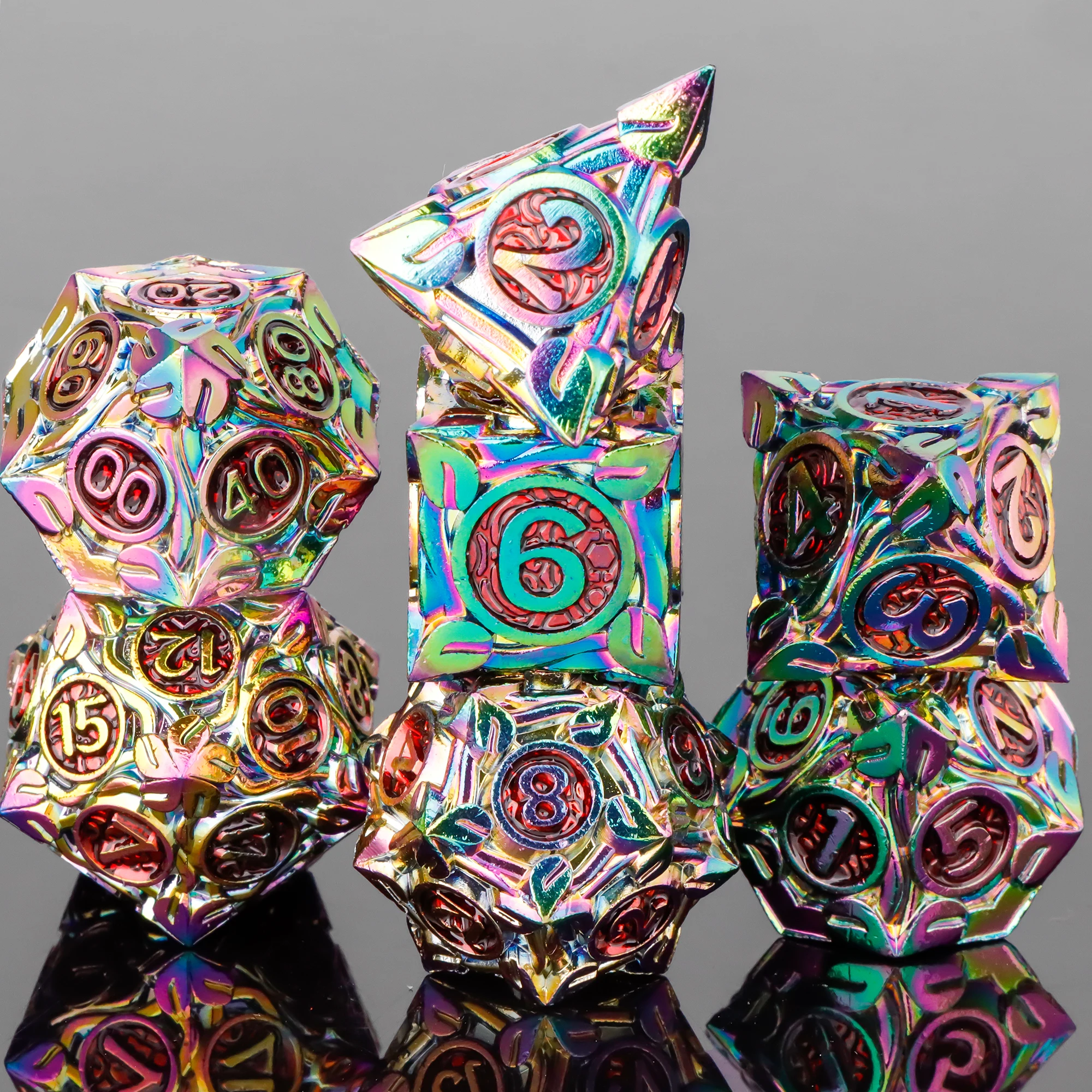 Набор из цельных металлических кубиков из ротанга, тяжелые кубики D&D для настольных игр RPG, аксессуары Dungeons and Dragons, подарок для игры
Набор из цельных металлических кубиков из ротанга, тяжелые кубики D&D для настольных игр RPG, аксессуары Dungeons and Dragons, подарок для игры