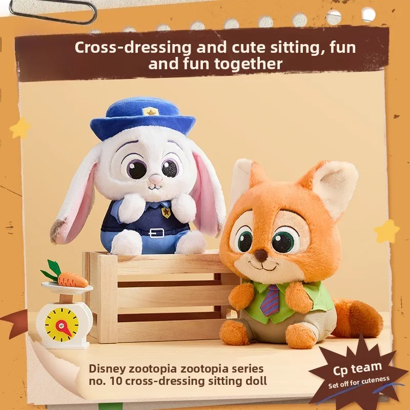 Disney Officially Licensed Zootopia Judy Hopps and Nick Wilde Peripheral Dolls, Plush Material, Exquisite Details Christmas Gift
Disney Officially Licensed Zootopia Judy Hopps and Nick Wilde Peripheral Dolls, Plush Material, Exquisite Details Christmas Gift