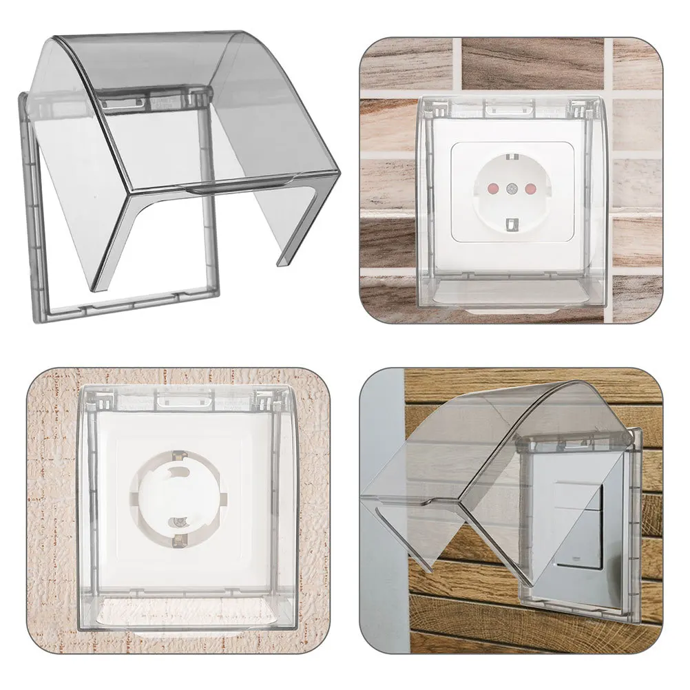 4Pcs Outdoor Electrical Outlet Cover Weatherproof Protective Socket Cover Universal Fit 86 Type Socket Protector
4Pcs Outdoor Electrical Outlet Cover Weatherproof Protective Socket Cover Universal Fit 86 Type Socket Protector