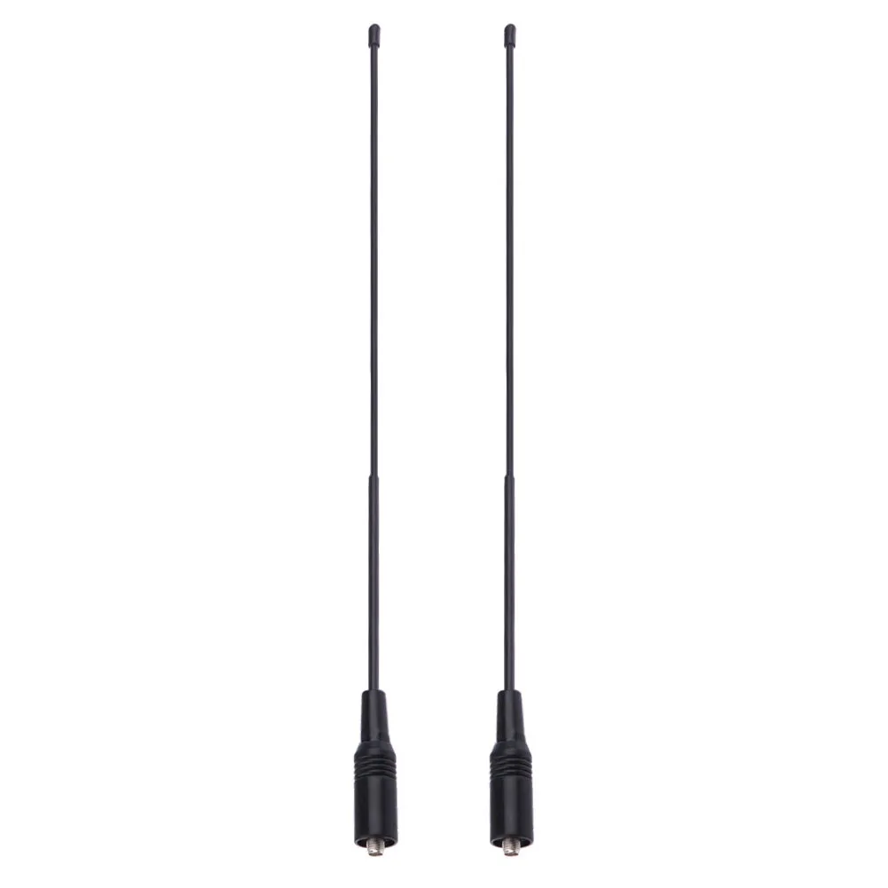 2pcs Dual Band Handheld Radio Antenna Flexible High Gain SMA-Female Radio Antenna 144/430 MHz for Baofeng UV-5R KG-UVD1
2pcs Dual Band Handheld Radio Antenna Flexible High Gain SMA-Female Radio Antenna 144/430 MHz for Baofeng UV-5R KG-UVD1