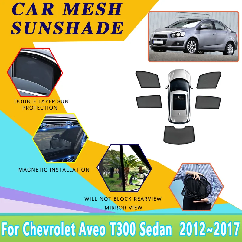 Car Mesh Visors For Chevrolet Aveo T300 Sonic Holden Barina Sedan 2012-2017 Windshield Cover Light Blocking Curtains Accessories
Car Mesh Visors For Chevrolet Aveo T300 Sonic Holden Barina Sedan 2012-2017 Windshield Cover Light Blocking Curtains Accessories