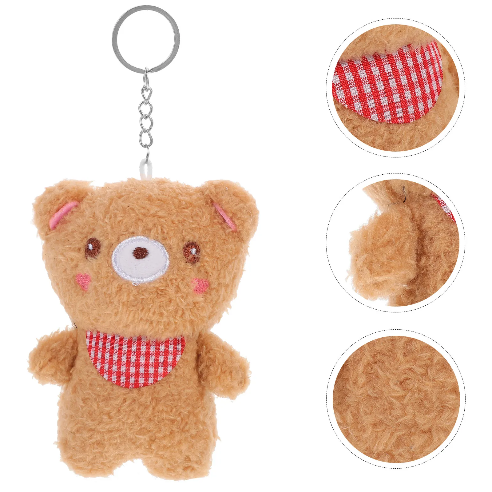 Cute Bear Keychain Soft Tiny Stuffed Bear Hanging Pendant Bag Backpack Decorative Charm Bag Hanging Pendants Key Chain
Cute Bear Keychain Soft Tiny Stuffed Bear Hanging Pendant Bag Backpack Decorative Charm Bag Hanging Pendants Key Chain