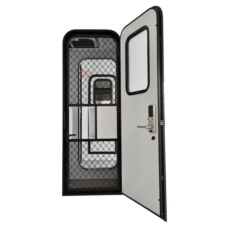 Electric RV Caravan Door with Single Point Safety Certification for RV Body Parts Custom Size
Electric RV Caravan Door with Single Point Safety Certification for RV Body Parts Custom Size