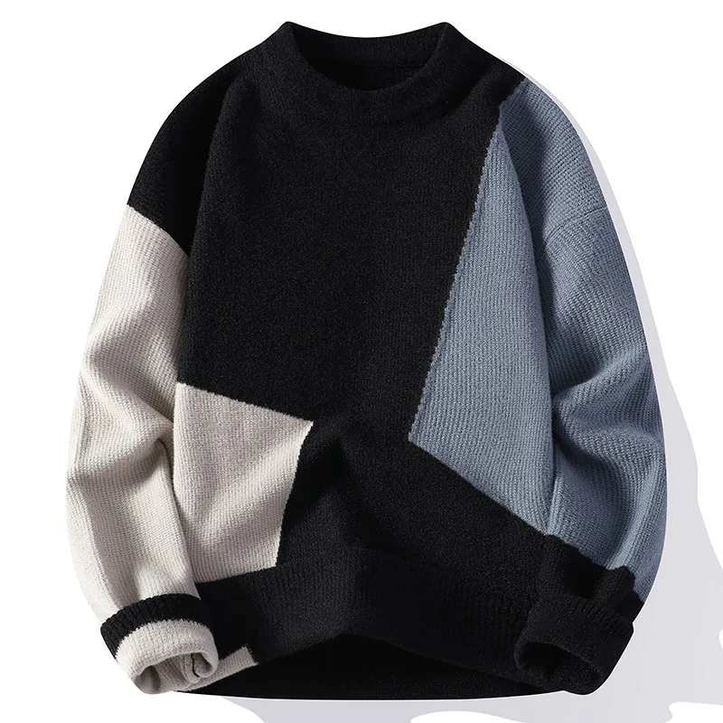 Knit Sweater Men Oversized Pull Homme Male Knitted Sweater Pullover Jumper Harajuku Casual Streetwear Patchwork Men Sweaters
Knit Sweater Men Oversized Pull Homme Male Knitted Sweater Pullover Jumper Harajuku Casual Streetwear Patchwork Men Sweaters