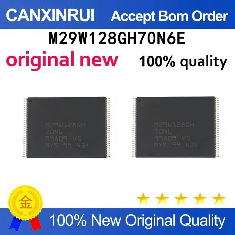 (5pcs-100pcs)Brand new original M29W128GH70N6E packaged TSOP56 memory chip in stock
(5pcs-100pcs)Brand new original M29W128GH70N6E packaged TSOP56 memory chip in stock