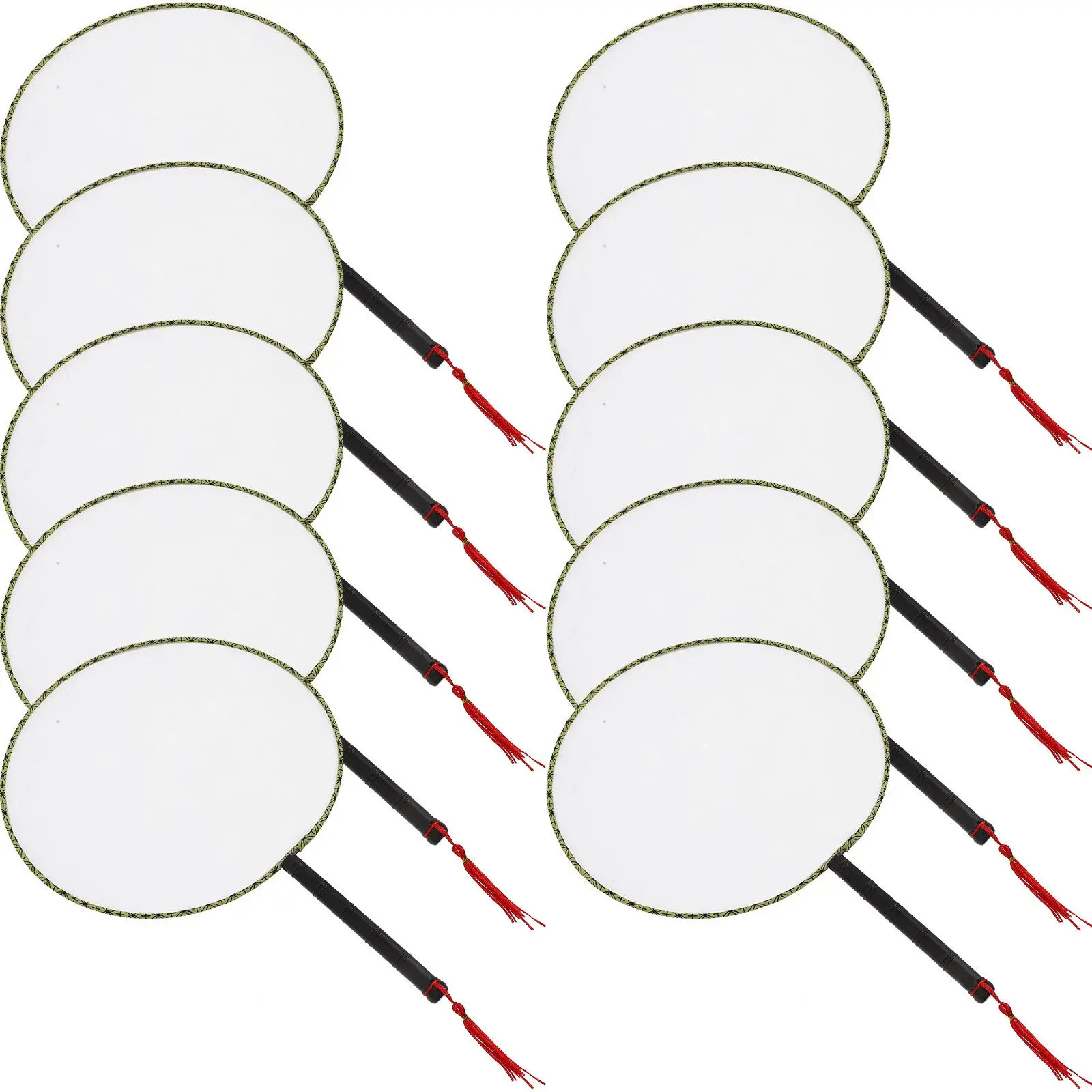10 Pcs Blank Fans High Quality Circular Handheld White Kids DIY Painting Accessories Gifts Family Friends Father School
10 Pcs Blank Fans High Quality Circular Handheld White Kids DIY Painting Accessories Gifts Family Friends Father School