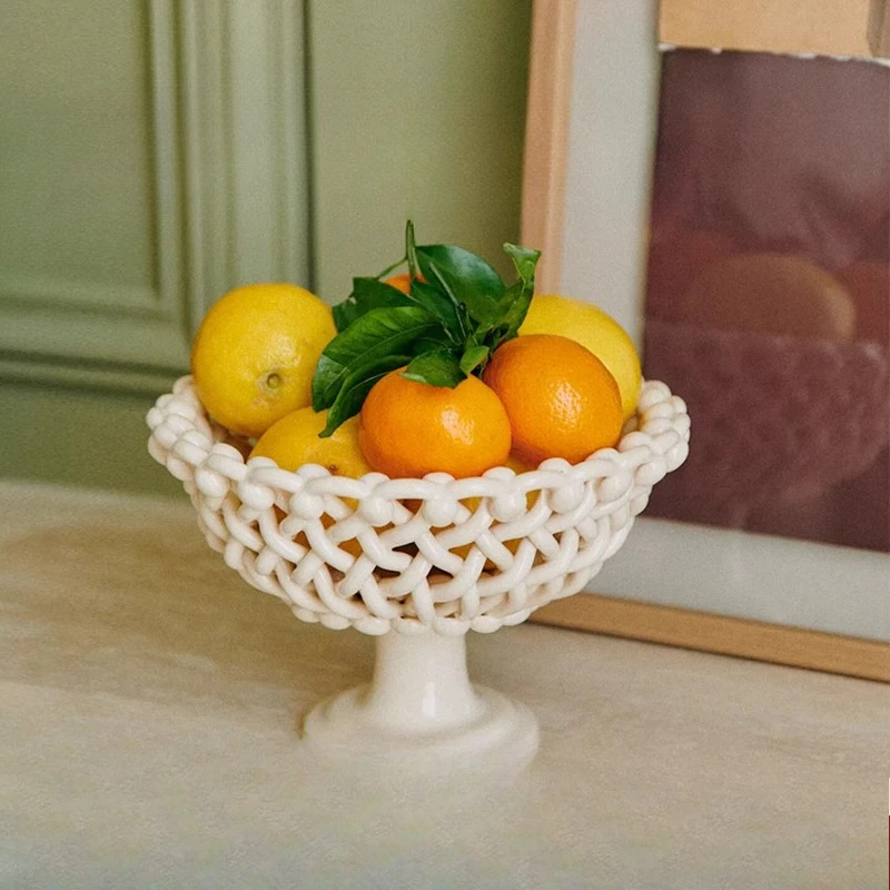 Pearl Tall Ceramic, Woven Basket
Pearl Tall Ceramic, Woven Basket