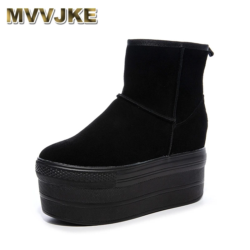 Platform Woman Ankle Boots Thick Heels Winter Suede Round Toe Shoes Wedge High Heels Black Zipper Female Boots for Workers
Platform Woman Ankle Boots Thick Heels Winter Suede Round Toe Shoes Wedge High Heels Black Zipper Female Boots for Workers