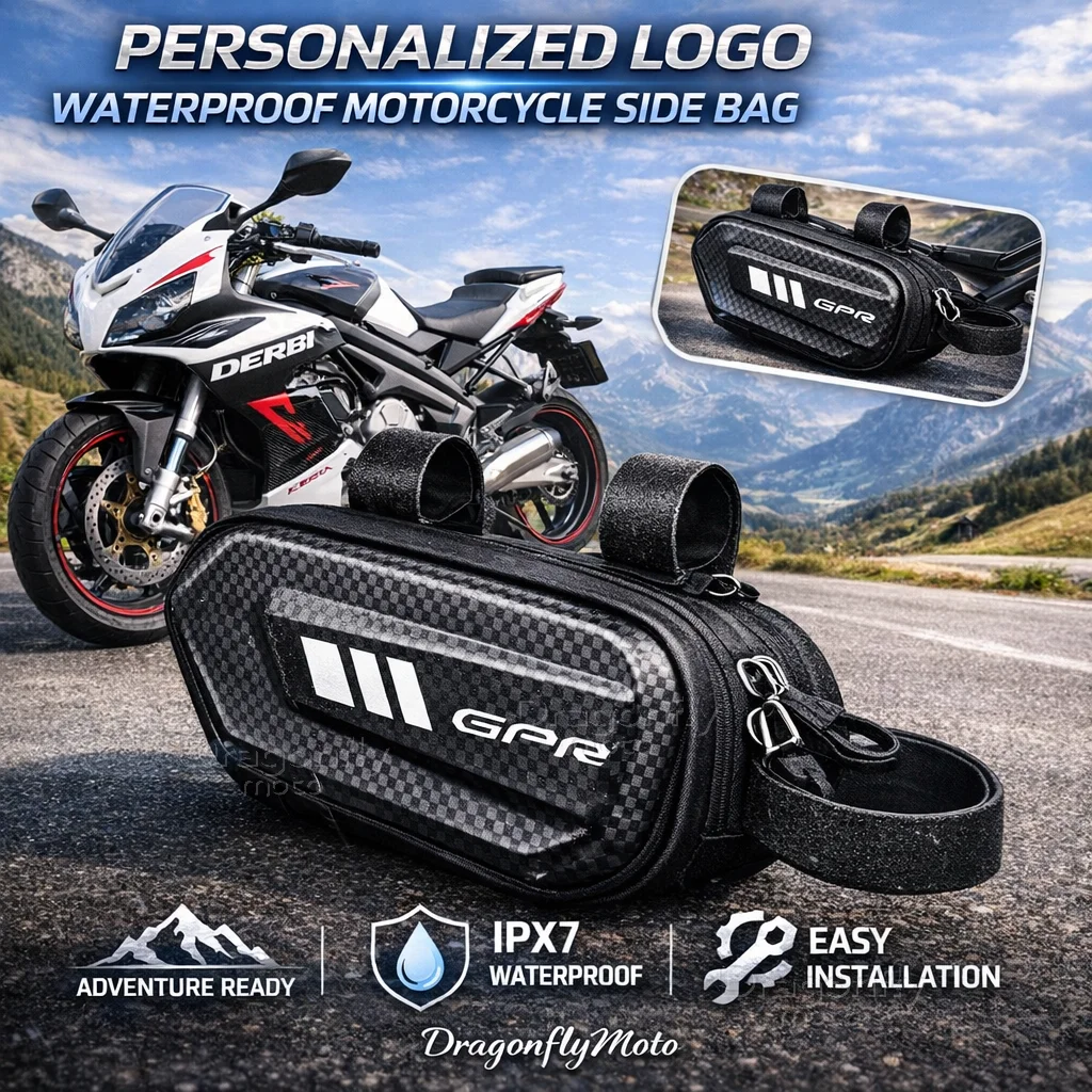 Для мотоциклов Derbi GPR 50, 125, 75 Sport, 125 2T, 4T, GPR 50 Nude: Боковая сумка с индивидуальным логотипом, водонепроницаемая, жесткая, для сиденья.
Для мотоциклов Derbi GPR 50, 125, 75 Sport, 125 2T, 4T, GPR 50 Nude: Боковая сумка с индивидуальным логотипом, водонепроницаемая, жесткая, для сиденья.