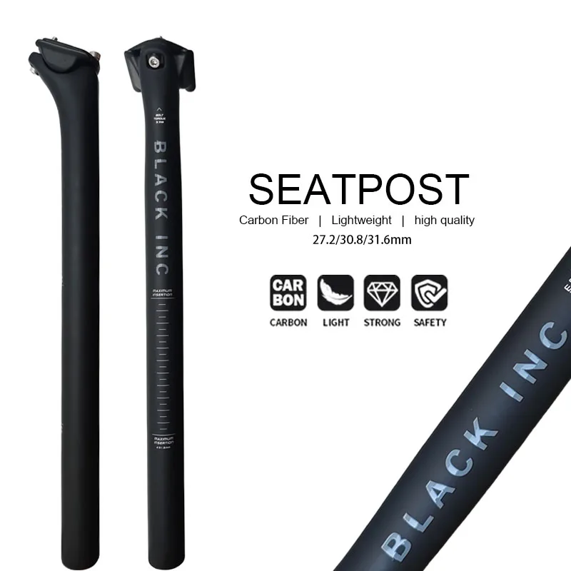 Matte Bike Seat Tube Carbon Fiber 27.2/30.8/31.6 * 350/400mm Mountain Road Seat Tube Carbon Fiber Seat Tube Bicycle Accessories
Matte Bike Seat Tube Carbon Fiber 27.2/30.8/31.6 * 350/400mm Mountain Road Seat Tube Carbon Fiber Seat Tube Bicycle Accessories