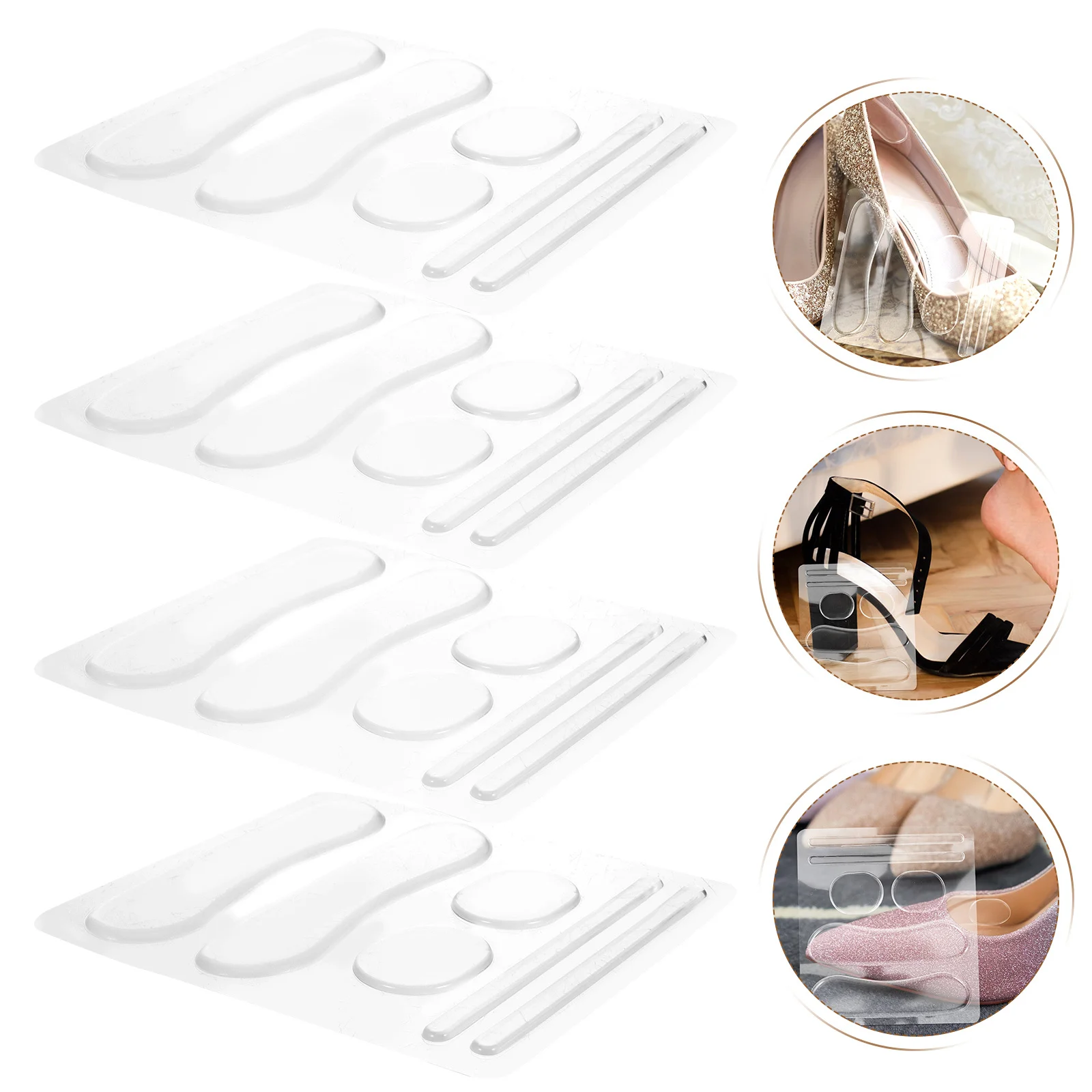 4pcs Heel Cushions Clear Silicone Heel Protector Inserts For Women Shoe Pads Friction Relief Sandals High Heels Foot Care Tool
4pcs Heel Cushions Clear Silicone Heel Protector Inserts For Women Shoe Pads Friction Relief Sandals High Heels Foot Care Tool