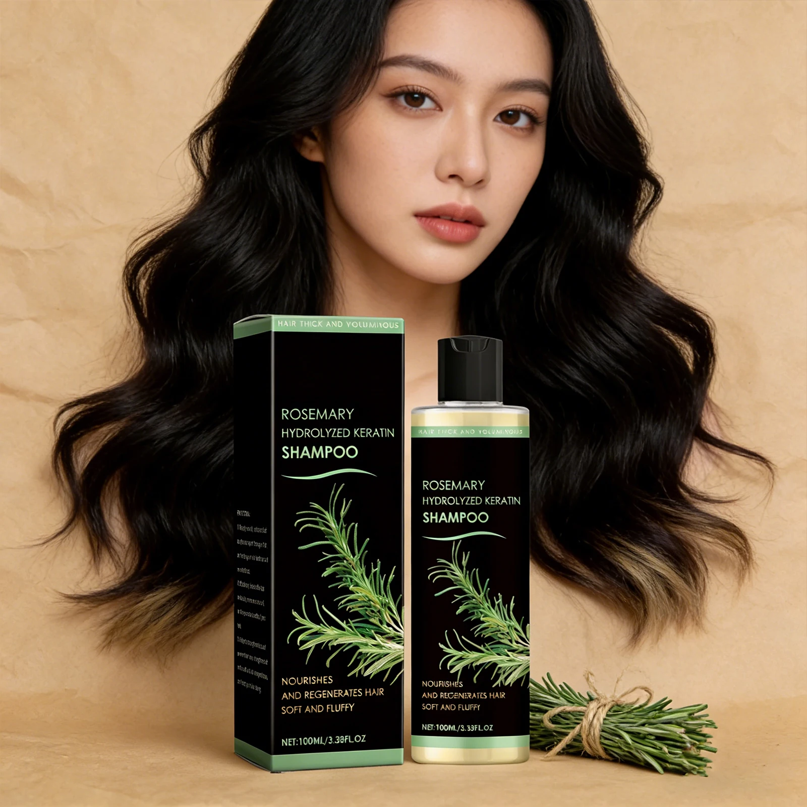 Rosemary Oil Shampoo Hair Growth Prevent Hair Loss Volumizing Hydrolyzed Keratin Nourishing Moisturizing Deep Clean Scalp Care
Rosemary Oil Shampoo Hair Growth Prevent Hair Loss Volumizing Hydrolyzed Keratin Nourishing Moisturizing Deep Clean Scalp Care