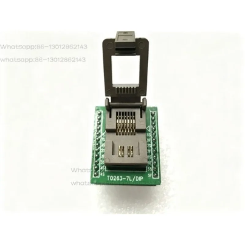 TO263-7 IC Test And Burn in Socket Kelvin Design 1.27mm Pitch TO-263-7 TO DIP Programming Adapter
TO263-7 IC Test And Burn in Socket Kelvin Design 1.27mm Pitch TO-263-7 TO DIP Programming Adapter