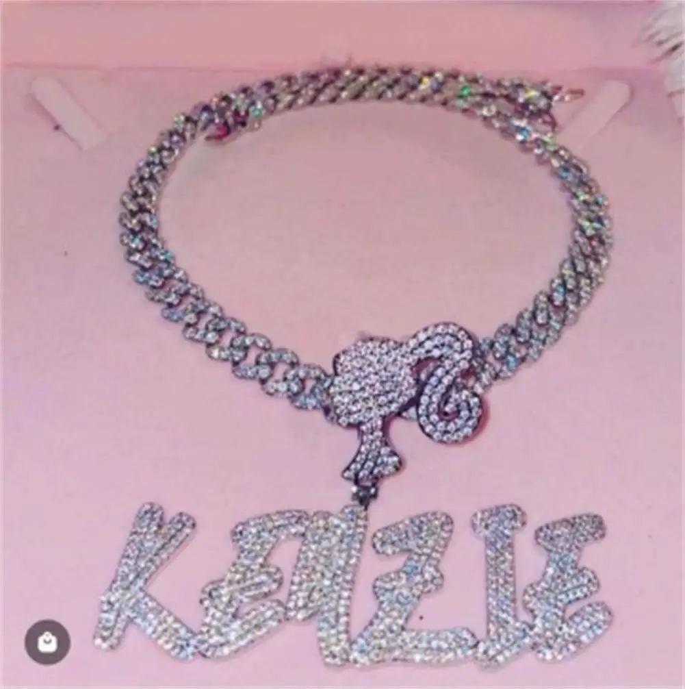 The Bling King ICY Girl Head Bali Custom Double-Layer Letters Pendant Iced Out Cubic Zirconia Necklace Hiphop Fashion Jewelry
The Bling King ICY Girl Head Bali Custom Double-Layer Letters Pendant Iced Out Cubic Zirconia Necklace Hiphop Fashion Jewelry