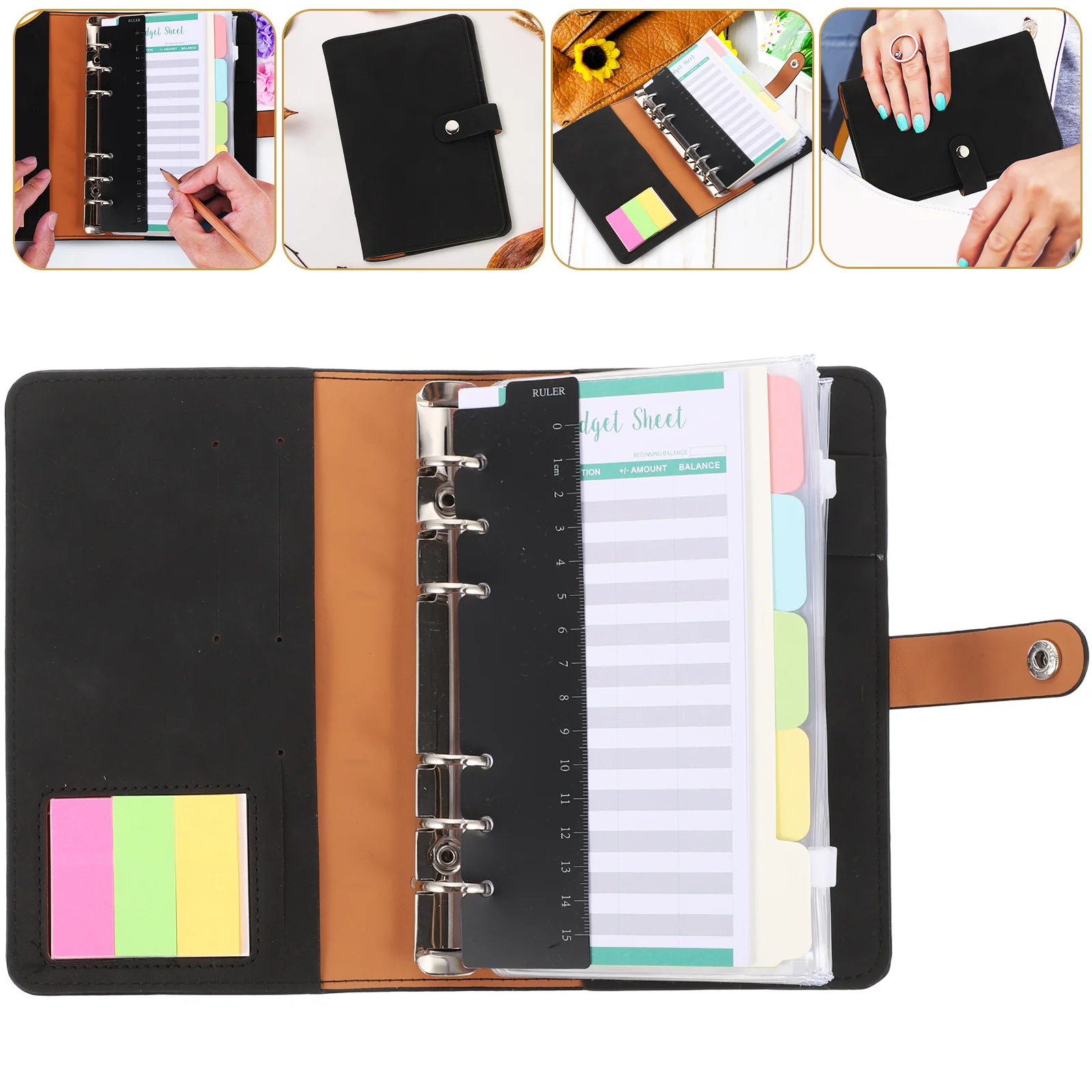 Cash Stuffing Binder Budget Notepad Handbook Pads Papers Folder Money Recording
Cash Stuffing Binder Budget Notepad Handbook Pads Papers Folder Money Recording