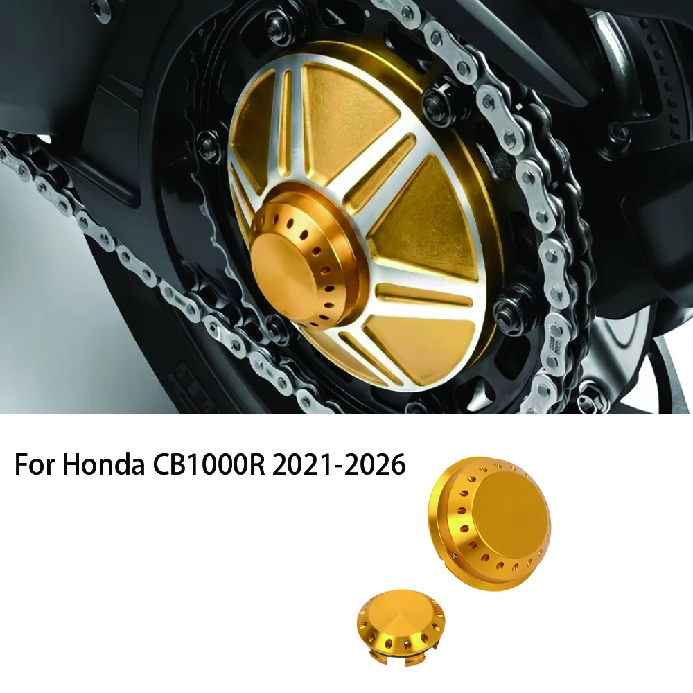 For Honda CB1000R 2021-2026 Motorcycle CNC Billet Aluminum Rear Wheel Hub Cap Cover Decorative Nut Caps Kit CB1000R CB1000R
For Honda CB1000R 2021-2026 Motorcycle CNC Billet Aluminum Rear Wheel Hub Cap Cover Decorative Nut Caps Kit CB1000R CB1000R