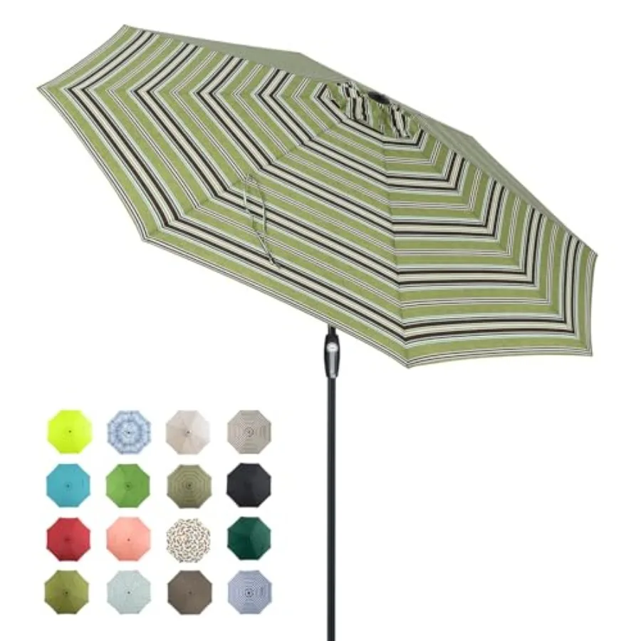 Tempera Patio Market Outdoor Table Umbrella with Auto Tilt and Crank, Large Sun Umbrella with Sturdy Pole and Fade Resistant Ca
Tempera Patio Market Outdoor Table Umbrella with Auto Tilt and Crank, Large Sun Umbrella with Sturdy Pole and Fade Resistant Ca