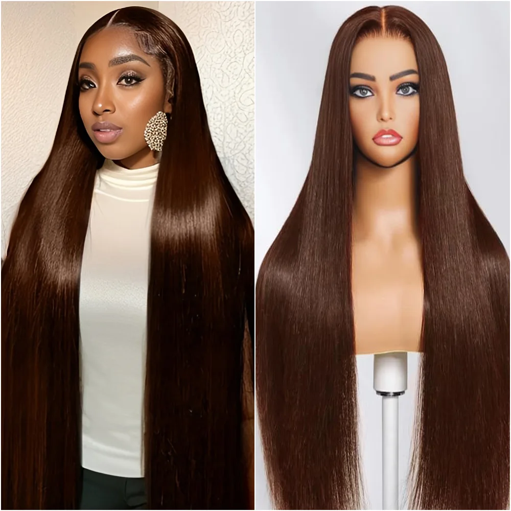 Шоколадно-коричневый прямой парик 13x4 13x6 с HD-швейцарским кружевом, предварительно выщипанный, 100% бразильские натуральные волосы, для женщин, длина на выбор от 18 до 40 дюймов
Шоколадно-коричневый прямой парик 13x4 13x6 с HD-швейцарским кружевом, предварительно выщипанный, 100% бразильские натуральные волосы, для женщин, длина на выбор от 18 до 40 дюймов