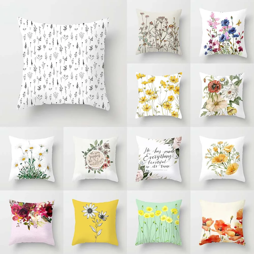 Home Decor Black Printed Cushion Cover Soft Polyester Pillowcase Bedroom Car funda de almohada 45x45cm
Home Decor Black Printed Cushion Cover Soft Polyester Pillowcase Bedroom Car funda de almohada 45x45cm