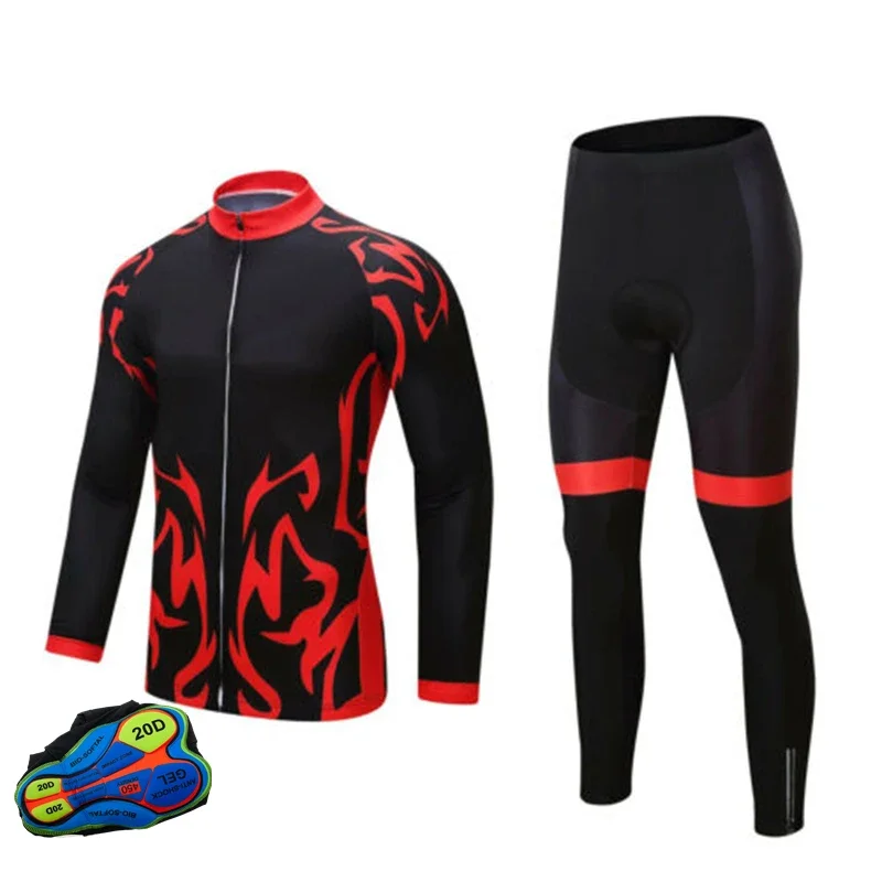 Bicycle Suits Uniform Pro Team Racing Sportswear Long Sleeve Bike Jerseys With Pants For Men Latest Autumn Winter Cycling Sets
Bicycle Suits Uniform Pro Team Racing Sportswear Long Sleeve Bike Jerseys With Pants For Men Latest Autumn Winter Cycling Sets