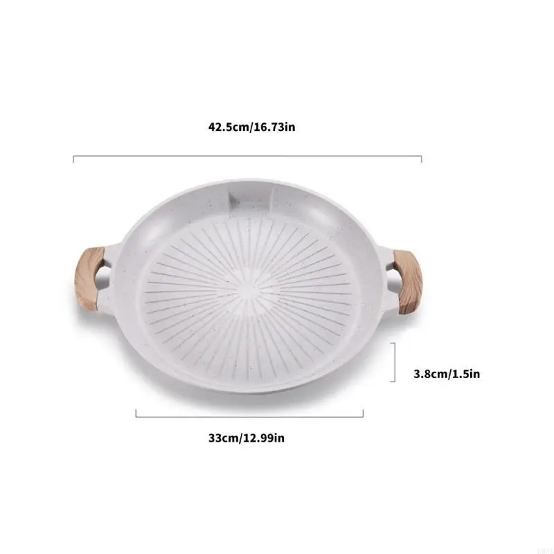 H8WB Nonstick Round Aluminum BBQ Tray Practical Round Nonstick BBQ Frying Tray for Indoor and Outdoor Gatherings
H8WB Nonstick Round Aluminum BBQ Tray Practical Round Nonstick BBQ Frying Tray for Indoor and Outdoor Gatherings