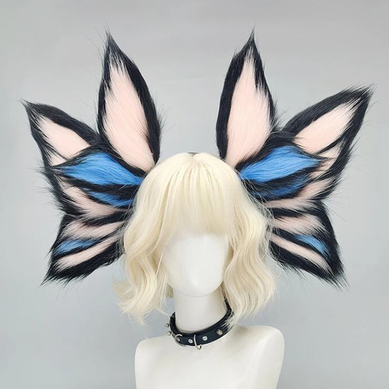 Moth Fairy Headband Fluffy Elf Beast Ears Headband Fantasy Creature Butterfly KC JK Goth Lolita Halloween Cosplay Props
Moth Fairy Headband Fluffy Elf Beast Ears Headband Fantasy Creature Butterfly KC JK Goth Lolita Halloween Cosplay Props