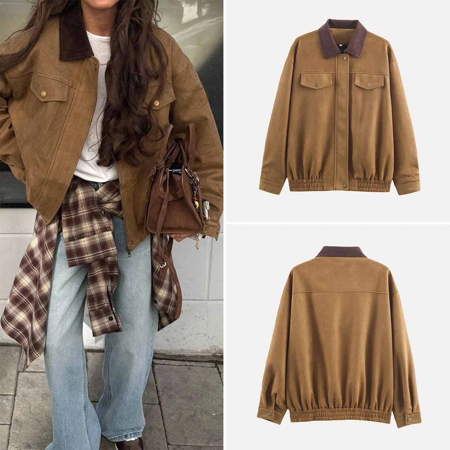 Faionable Long Sve Jaet Women's Sle Winter 2025 New Arrival ket Decorated Outerwear Ele Versatile Ladies Coat
Faionable Long Sve Jaet Women's Sle Winter 2025 New Arrival ket Decorated Outerwear Ele Versatile Ladies Coat