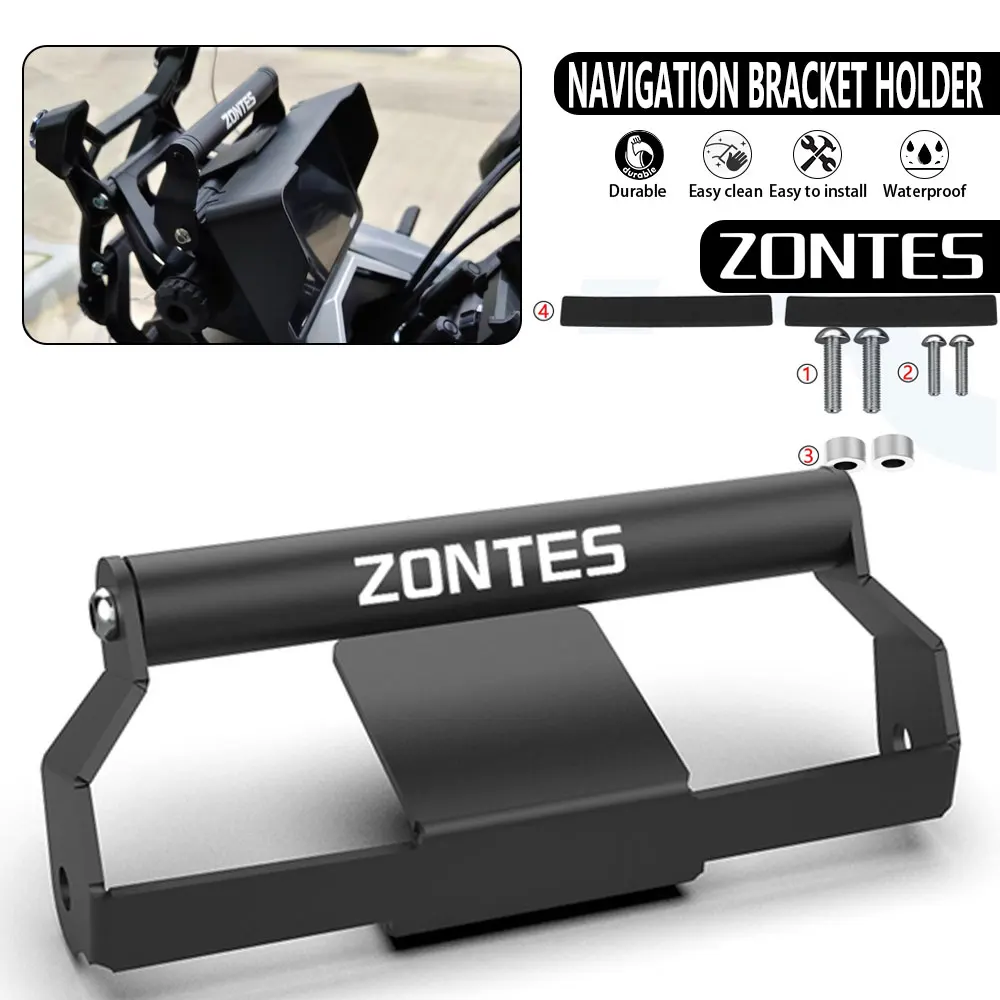 Motorcycle Accessories For ZONTES 368G 368 G G368 G 368 ZT368G ZT368 G Mobile Phone Holder Stand Support GPS Navigation Bracket
Motorcycle Accessories For ZONTES 368G 368 G G368 G 368 ZT368G ZT368 G Mobile Phone Holder Stand Support GPS Navigation Bracket