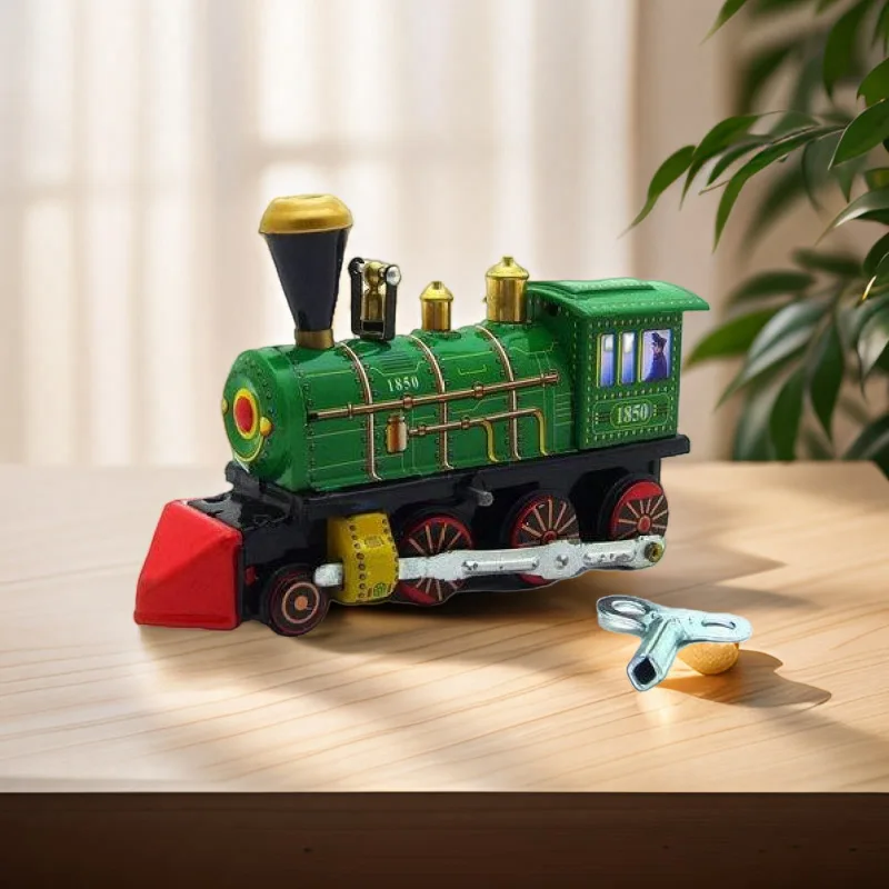 MS432 Steam Engine Locomotive Creative Clockwork Gift Theme Ornament Photography Road, Tin Crafts
MS432 Steam Engine Locomotive Creative Clockwork Gift Theme Ornament Photography Road, Tin Crafts