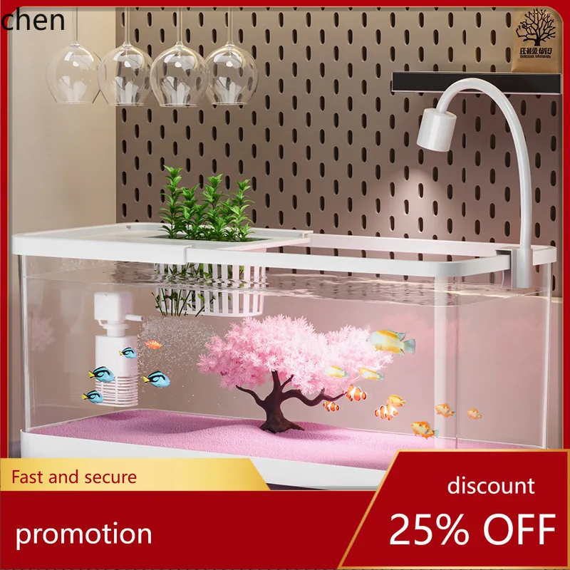 CZ Desktop Aquarium Artificial Cherry Blossom Tree Landscaping Fish Tank High Transparency Ecological Filter Self-Circulating
CZ Desktop Aquarium Artificial Cherry Blossom Tree Landscaping Fish Tank High Transparency Ecological Filter Self-Circulating