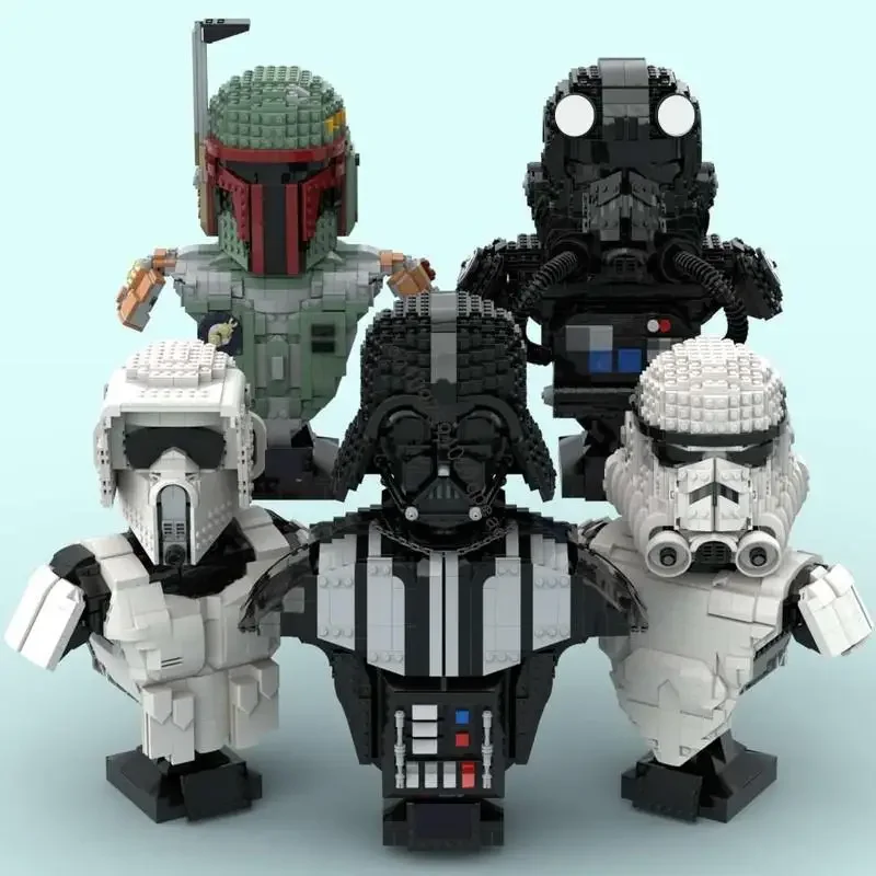 Новый 7465 шт. знаменитый звездный боевой фильм Moc шлем бюст супер набор модель на заказ головоломка Diy креативные идеи детская игрушка подарок на день рождения 
Новый 7465 шт. знаменитый звездный боевой фильм Moc шлем бюст супер набор модель на заказ головоломка Diy креативные идеи детская игрушка подарок на день рождения