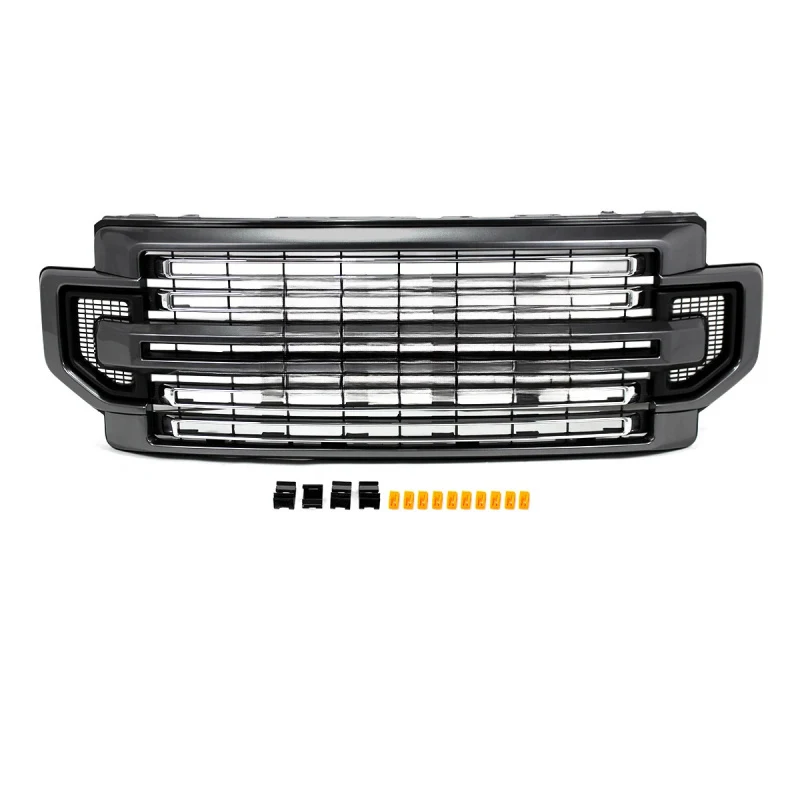 Factory Hot Selling Limited Style Carbonized Gray Front Bumper Grille Radiator Mesh Auto Exterior Accessory
Factory Hot Selling Limited Style Carbonized Gray Front Bumper Grille Radiator Mesh Auto Exterior Accessory
