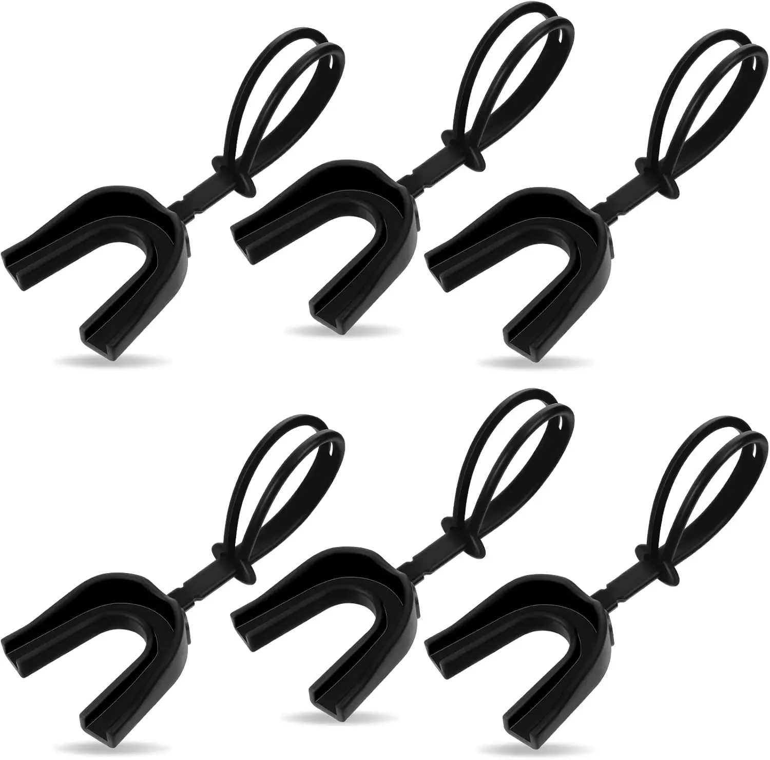 6 Pack Strapped Mouth Guard for Sports - Soft Silicone, No Boil, Fits Adults & Youth for Football, Boxing, Lacrosse, Hockey
6 Pack Strapped Mouth Guard for Sports - Soft Silicone, No Boil, Fits Adults & Youth for Football, Boxing, Lacrosse, Hockey
