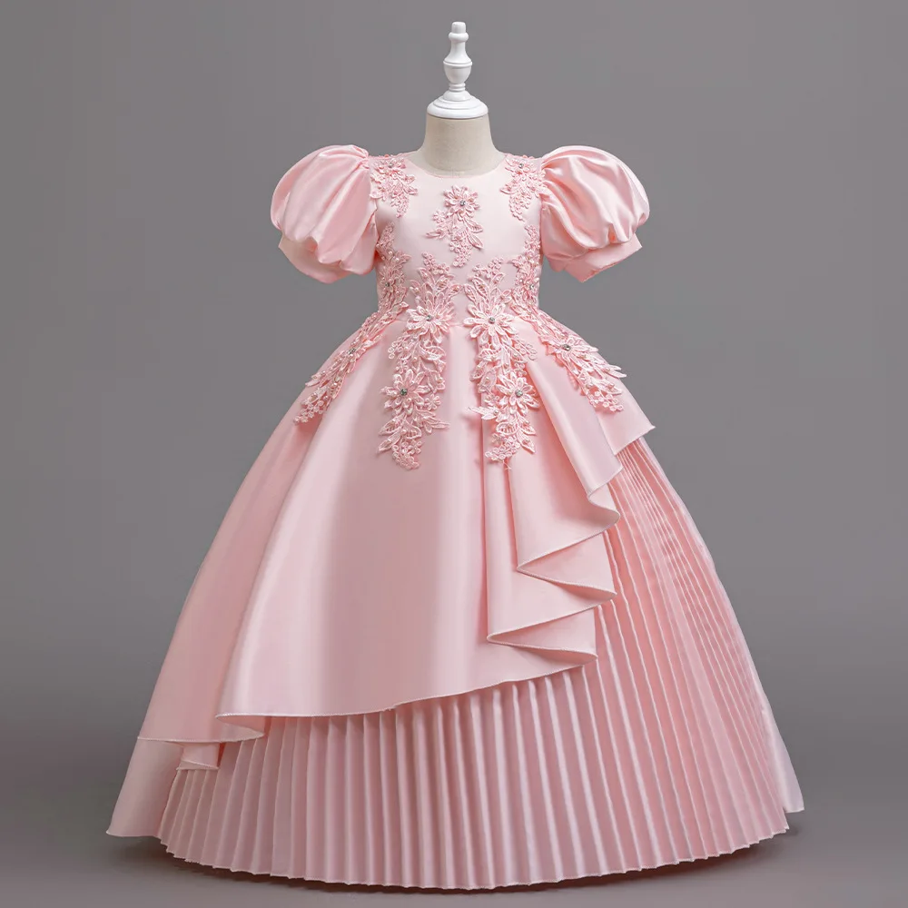 New Children Elegant Dress for Girls Flower Girl Ceremonial Dresses Kid Clothes 4 to 12T
New Children Elegant Dress for Girls Flower Girl Ceremonial Dresses Kid Clothes 4 to 12T