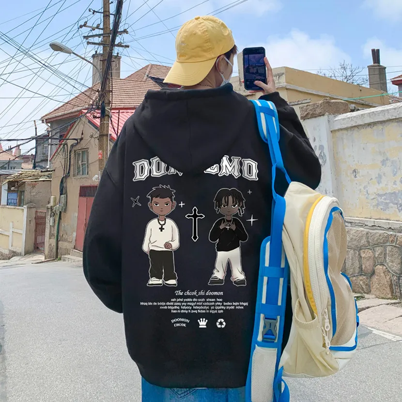 Hoodie Sweatirt Men's Casual Streetwear Cartoon Print Spring Autumn New Sle Cool Teenager Clothes Loose Fit Regular Sve
Hoodie Sweatirt Men's Casual Streetwear Cartoon Print Spring Autumn New Sle Cool Teenager Clothes Loose Fit Regular Sve