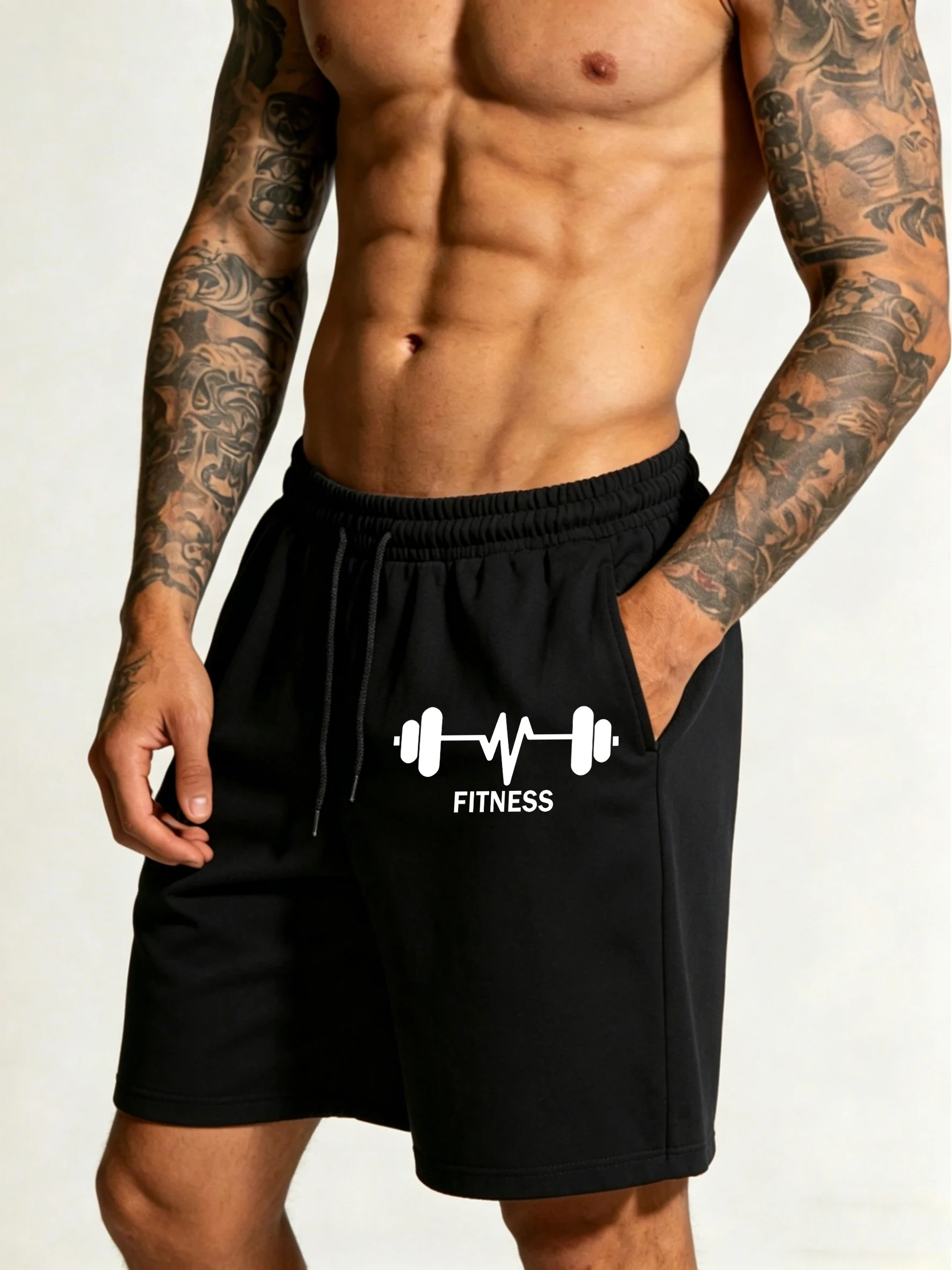 Fitness Barbell Creative Print Summer Street Shorts Mens Basic All-Match Clothing Black Running Short Pants Comfy Bottoms
Fitness Barbell Creative Print Summer Street Shorts Mens Basic All-Match Clothing Black Running Short Pants Comfy Bottoms