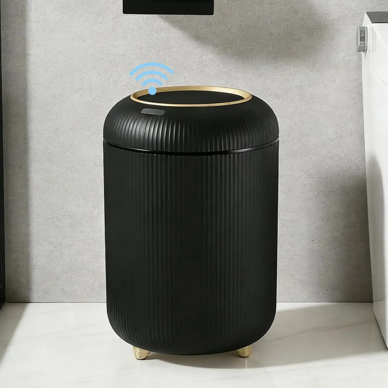 Automatic 3 Gallon Motion Sensor Trash Can Soft Close Removable Legs Touchless Garbage Bin for Bathroom Bedroom Office Kitchen
Automatic 3 Gallon Motion Sensor Trash Can Soft Close Removable Legs Touchless Garbage Bin for Bathroom Bedroom Office Kitchen